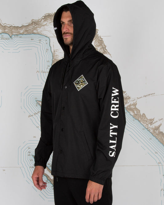 Tippet Decoy Snap Jacket - Black - Salty Crew Australia