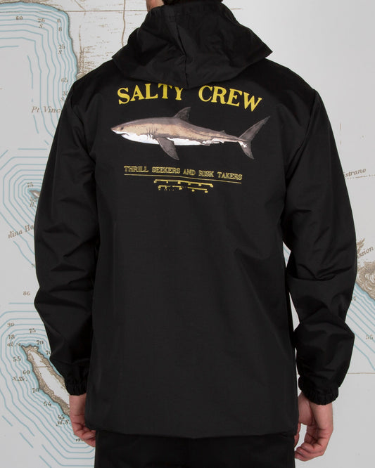 Bruce Snap Jacket - Black - Salty Crew Australia