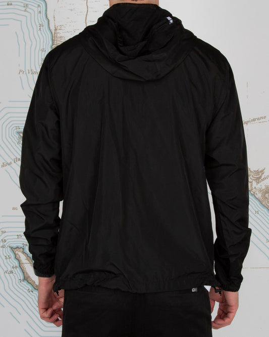 TWIN FIN WINDBREAKER - Black - Salty Crew Australia