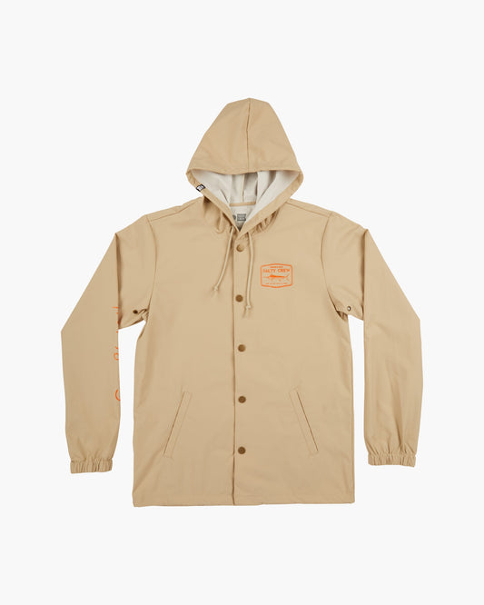 STEALTH SNAP JACKET - Khaki - Salty Crew Australia