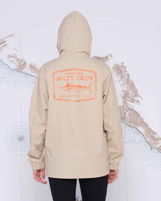 STEALTH SNAP JACKET - Khaki - Salty Crew Australia