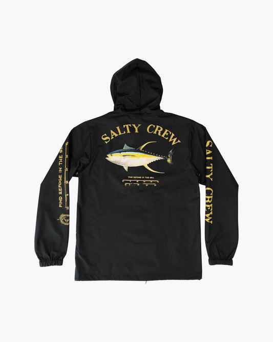 Ahi Mount Snap Jacket - BLACK - Salty Crew Australia