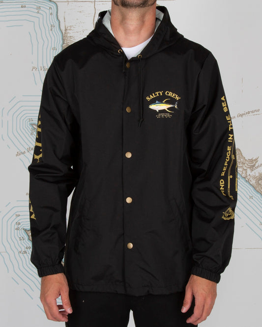 Ahi Mount Snap Jacket - BLACK