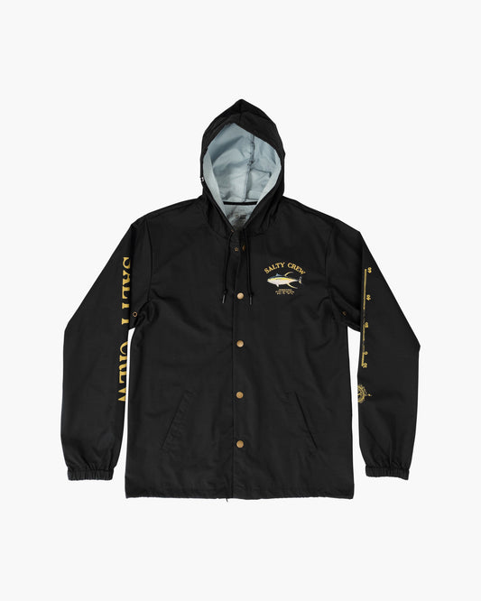 Ahi Mount Snap Jacket - BLACK - Salty Crew Australia