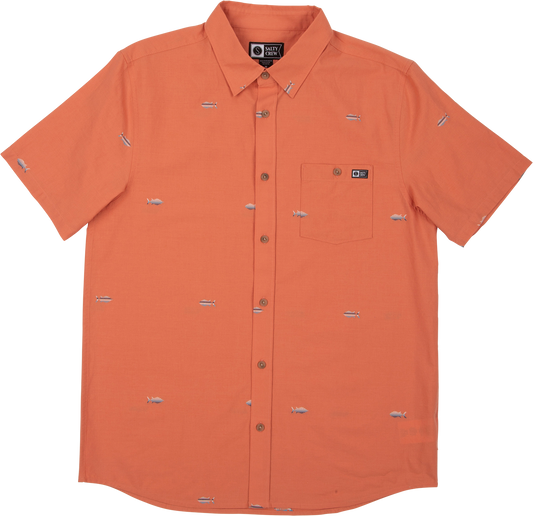 TIGHT LINES S/S WOVEN - Sunburn - Salty Crew Australia