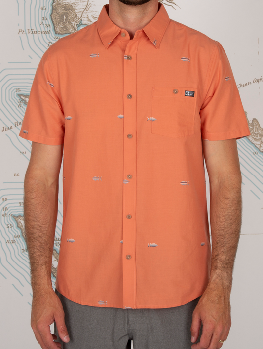 TIGHT LINES S/S WOVEN - Sunburn - Salty Crew Australia