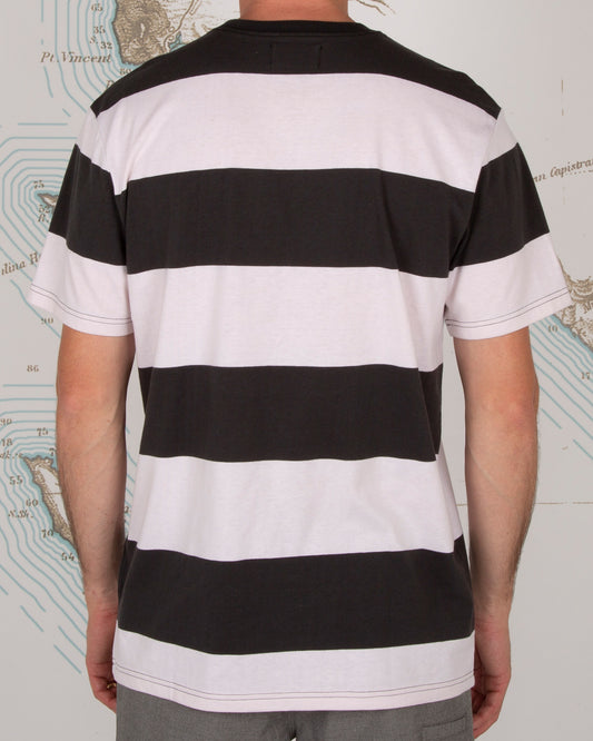 A-FRAME S/S KNIT - Black White