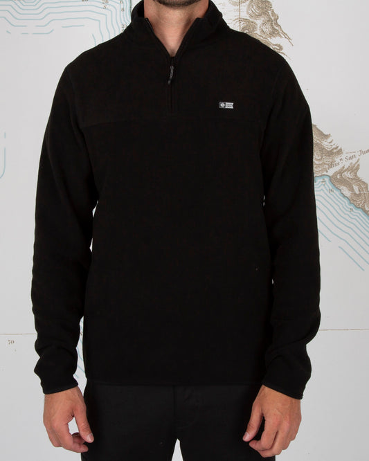 Ballast Qtr Zip Fleece - Black