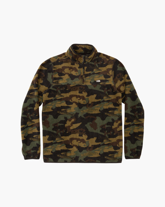 Ballast Qtr Zip Fleece - Camo - Salty Crew Australia