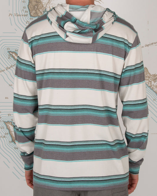 HORIZONS HOOD LS KNIT - Charcoal - Salty Crew Australia