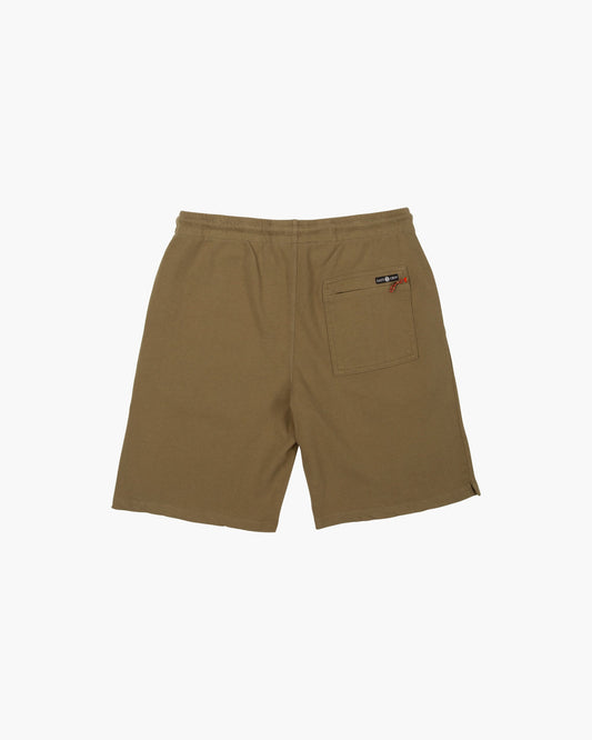 RESIN PIGMENT SWEATSHORT - Dusty Olive