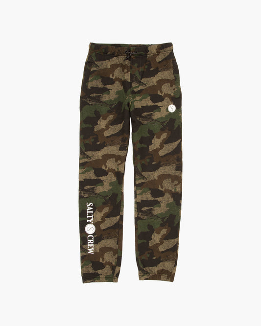 Slow Roll Boys Sweatpant - Camo - Salty Crew Australia