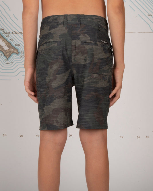 Drifter 2 Boys Hybrid Walkshor - Camo - Salty Crew Australia