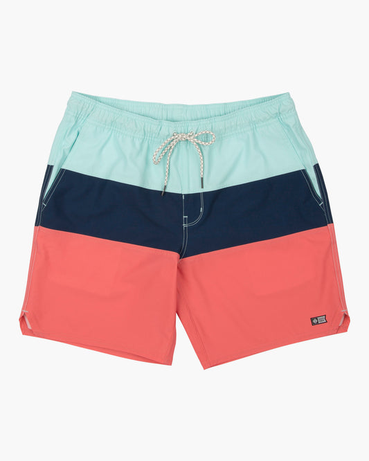 Beacons Elastic Boardshort - Neo Coral