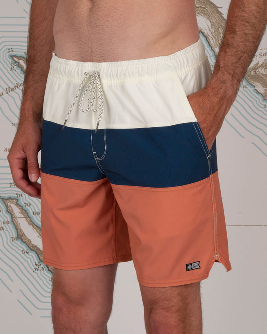 Beacons Elastic Boardshort - Sunburn
