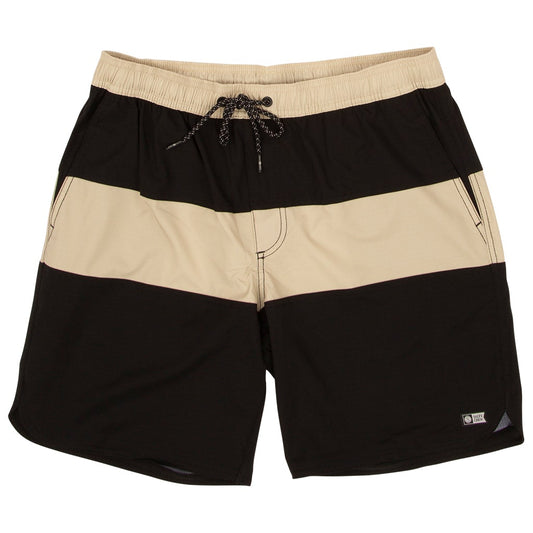Beacons Elastic Boardshort - Vintage Black