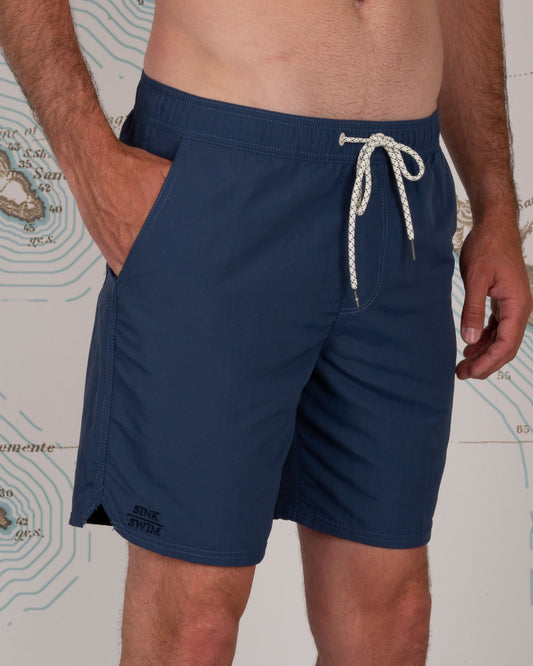 QUIVER ELASTIC BOARDSHORT - Denim - Salty Crew Australia