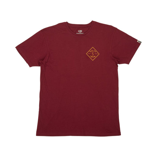 Tippet S/S T-Shirt - Burgundy - Salty Crew Australia