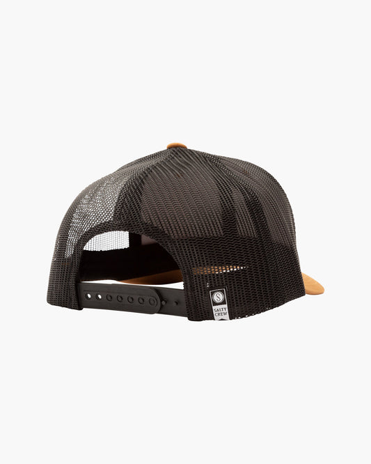Marlin Mount Retro Trucker - CAMEL/BLACK - Salty Crew Australia