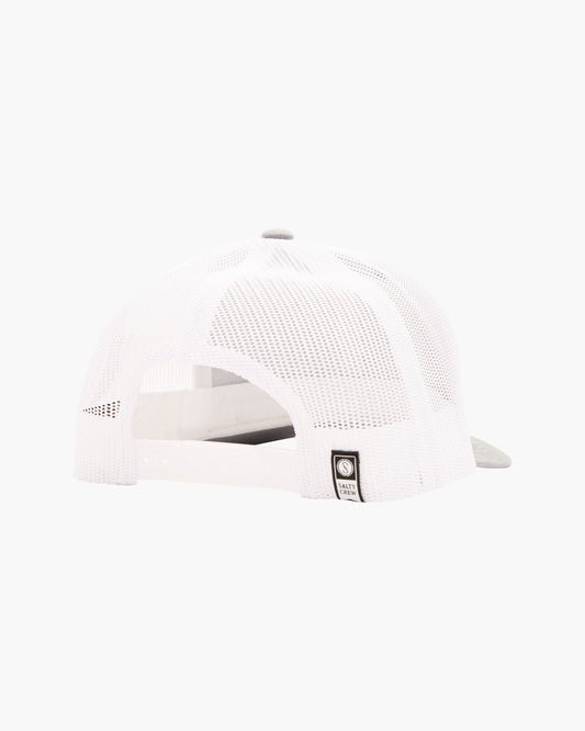 Bruce Retro Trucker - Heather grey/White