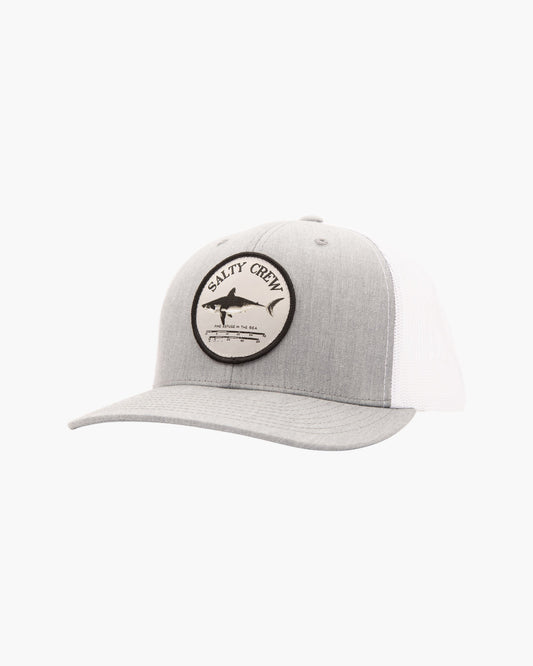 Bruce Retro Trucker - Heather grey/White