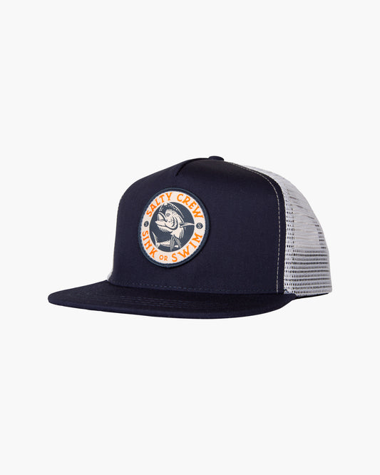 MIGHTY MAHI BOYS 6 PANEL - Navy/White