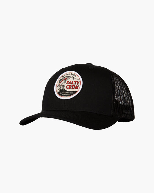 FLY GUY RETRO TRUCKER - BLACK - Salty Crew Australia
