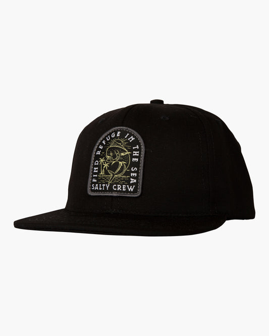 DANCIN DODO 6 PANEL - Black - Salty Crew Australia
