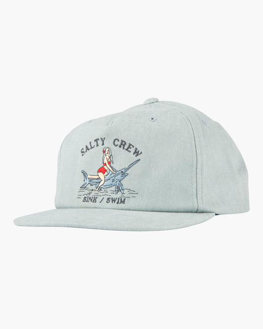 BROADBILL CORDUROY 5 PANEL - Aqua - Salty Crew Australia