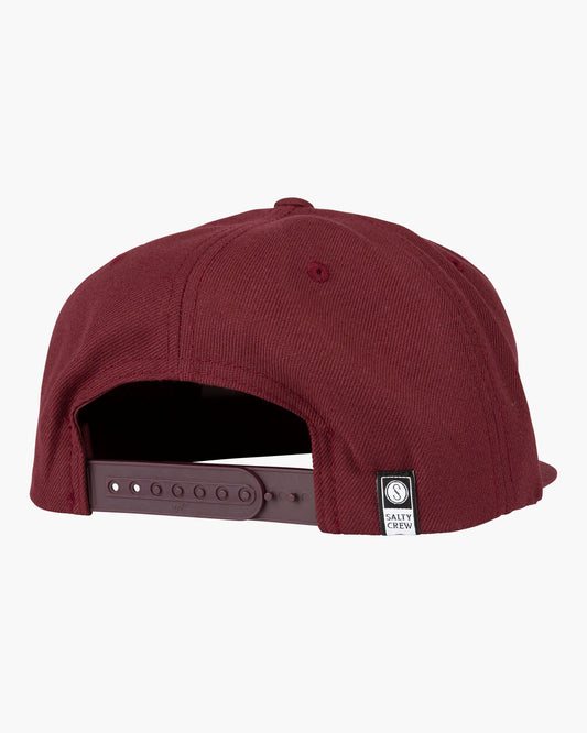 BACKSTAY 6 PANEL - Burgundy - Salty Crew Australia