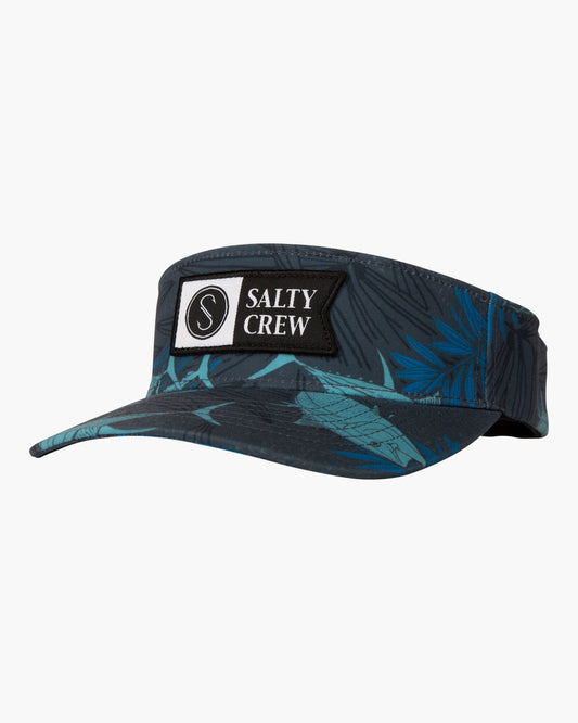 ALPHA FLAG VISOR - Charcoal - Salty Crew Australia