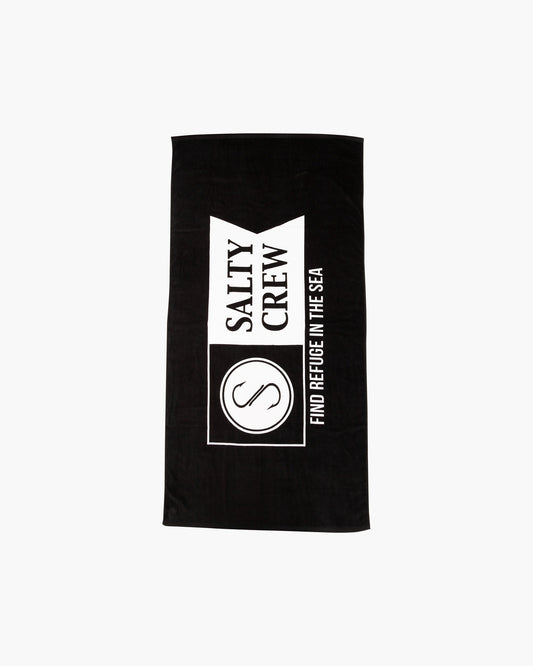 Alpha Refuge Towel - Black - Salty Crew Australia