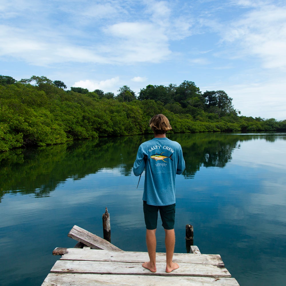 Ahi Mount Tech LS Tee