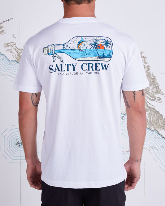 MESSAGE PREMIUM S/S TEE - White
