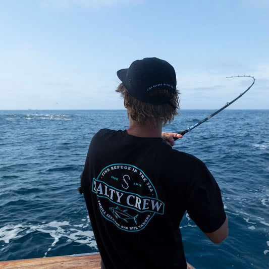 DEEP SEA PREMIUM S/S TEE - Black - Salty Crew Australia