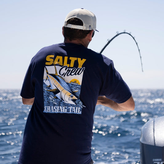 FLYER STANDARD S/S TEE - NAVY - Salty Crew Australia