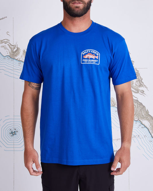 FISH MARKET PREMIUM S/S TEE - Royal