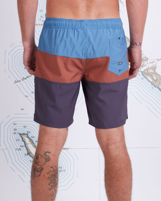 Beacons Elastic Boardshort - SLATE - Salty Crew Australia