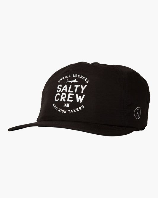 MULLET 5 PANEL SUNHAT - Black - Salty Crew Australia