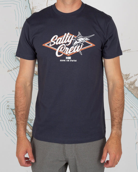 BILLARDS PREMIUM S/S TEE - Harbor Blue