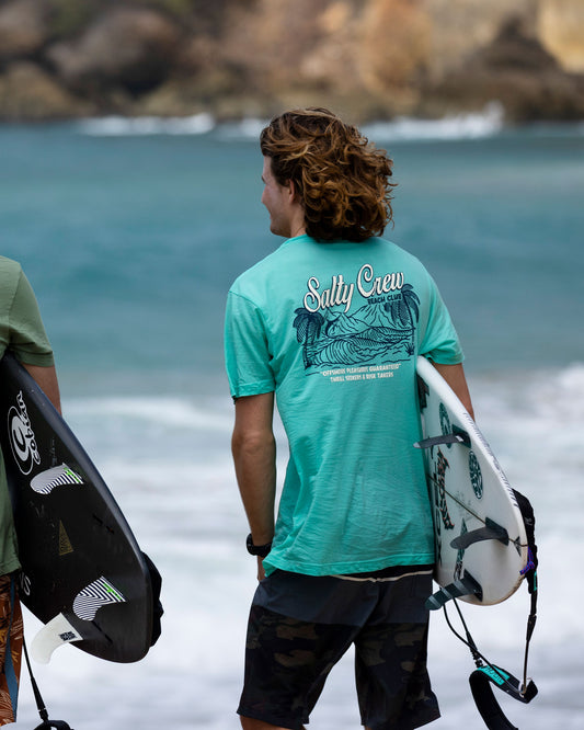 TROPICANA PREMIUM S/S TEE - Sea Foam - Salty Crew Australia