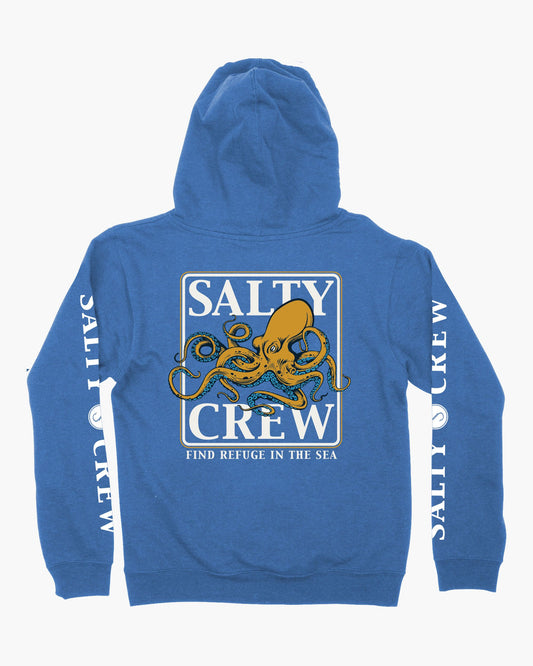 INK SLINGER BOYS FLEECE - Royal Heather