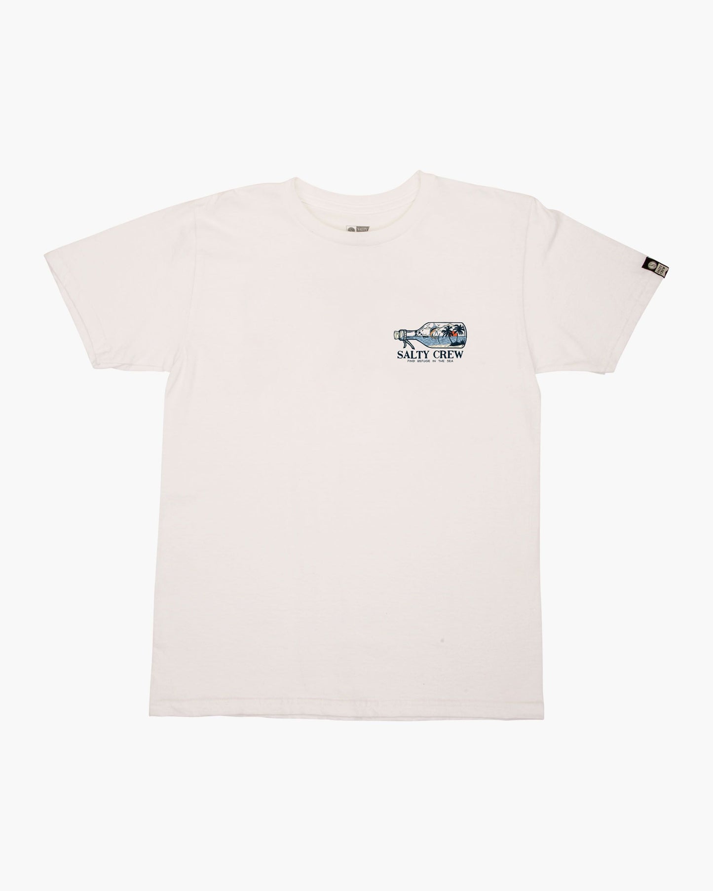 MESSAGE BOYS S/S TEE - White