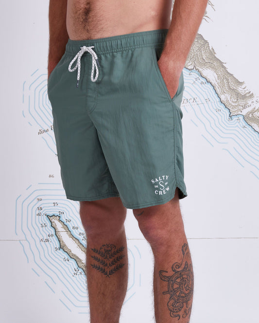 QUIVER ELASTIC BOARDSHORT - FATIGUE GREEN