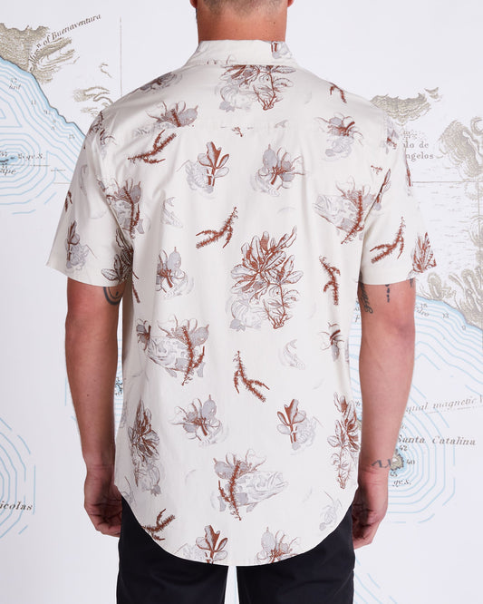 LAY DAY SS WOVEN - Natural - Salty Crew Australia