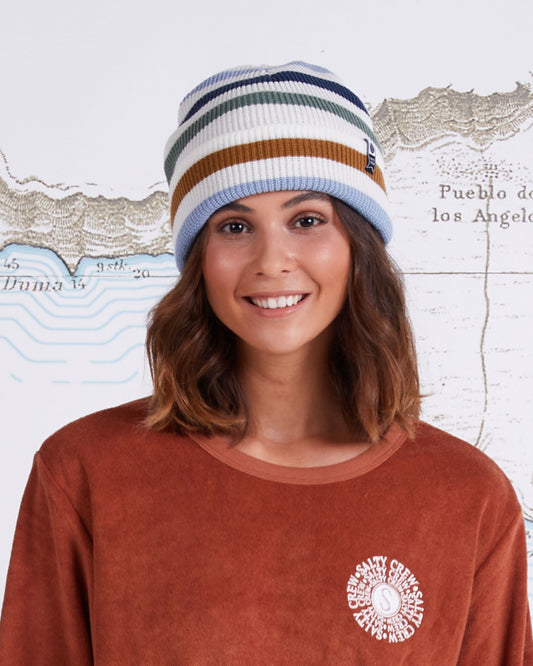 ALPHA BEANIE - Denim - Salty Crew Australia