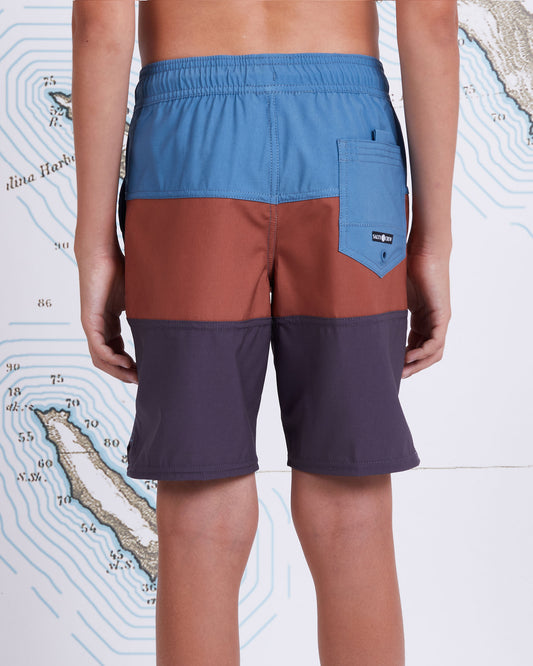 BEACONS BOYS ELASTIC  - SLATE - Salty Crew Australia