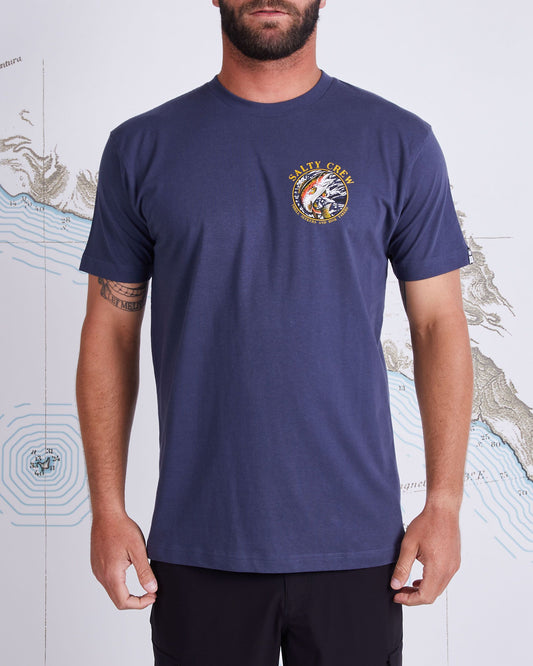 RAINBOW PREMIUM S/S TEE - Harbor Blue