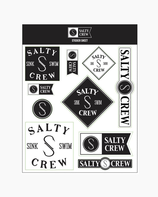 CORE STICKER SHEET - Assorted - Salty Crew Australia