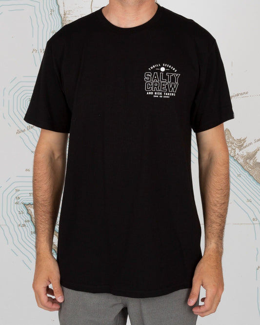 SPINNER STANDARD S/S TEE - Black - Salty Crew Australia